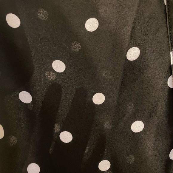 Black and white polka dot blouse - Picture 2 of 5